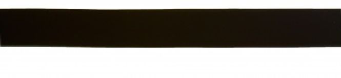 Hovedbilde skinnlist, 4 cm, svart
