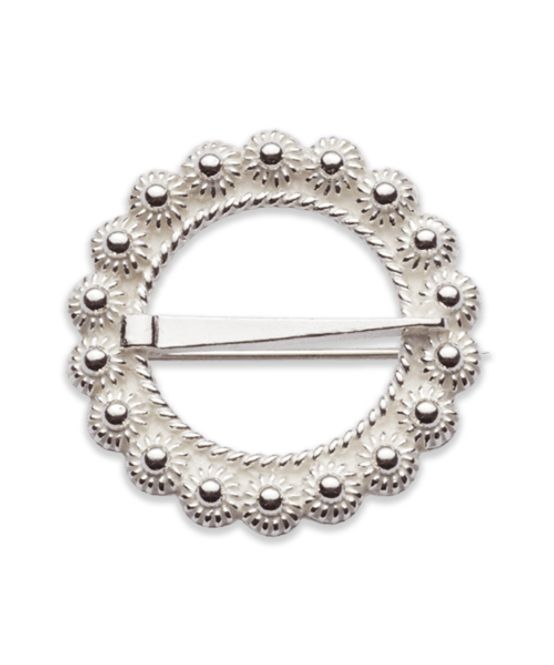 Hovedbilde Halsring Telemark - kvit