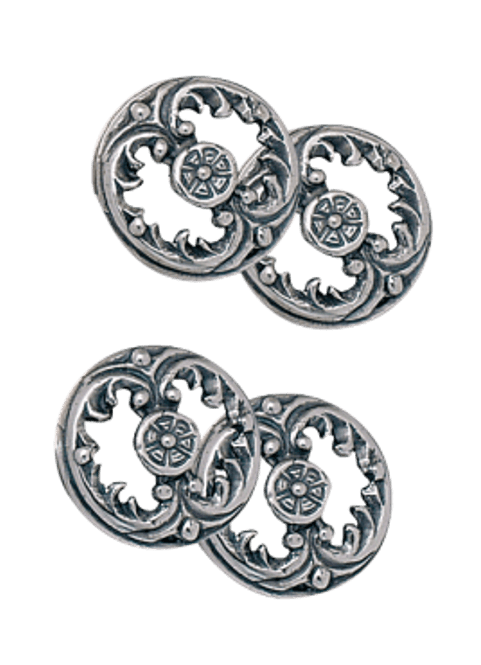 Hovedbilde mansj.knappar dobbel, ...